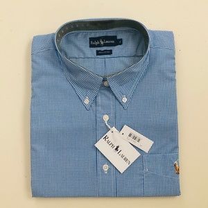 Ralph Lauren Blue Check Long Sleeve Shirt